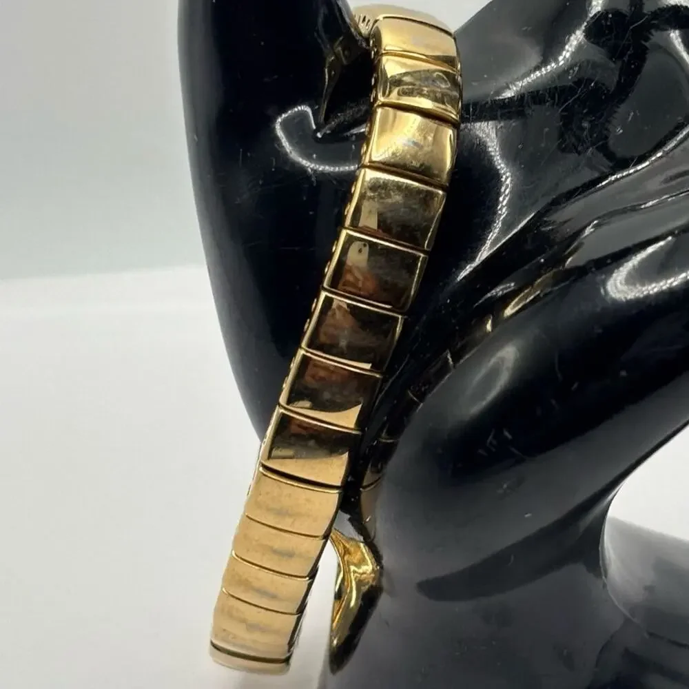 Gold-Tone Flat Men's Bracelet